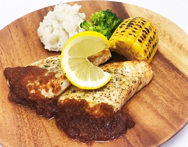 白身魚のムニエル 焦がしバター宮のたれ イメージ